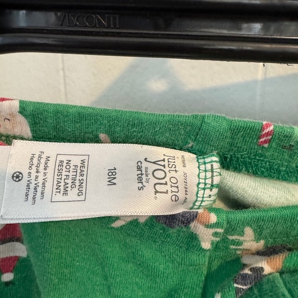 🎄 Carter’s Christmas Pajama Set 18M 🎄 - Picture 4 of 5